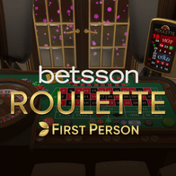 Betsson First Person Roulette screenshot